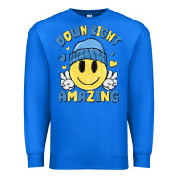 True Royal down right amazing Premium Sweatshirt - MaliasSmallBusiness