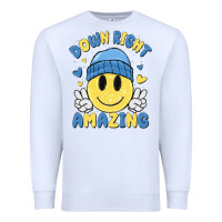 White down right amazing Premium Sweatshirt - MaliasSmallBusiness