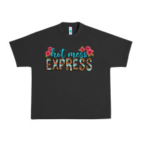Pigment Black hot mess express Urban Heavy Tee - texasbilliewilder