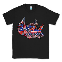 Black america Classic Tee - CowhideDigitalArt