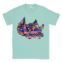 Seafoam america Classic Tee - CowhideDigitalArt