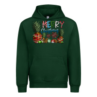 Forest Green Merry Christmas Urban Hoodie - SublimationCraftShop