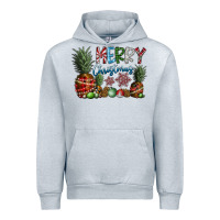Heather Grey Merry Christmas Urban Hoodie - SublimationCraftShop