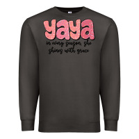 Smoke yaya in every season, she shines with grace Premium Sweatshirt - MaliasSmallBusiness