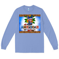 Colony Blue all American girl Long Sleeve Tee - HRA Design Shop