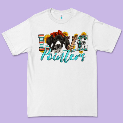 Love German Shorthaired Pointers Premium Tee Designed By Artiststas