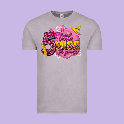 Little Miss 5th Grade Vintage Tee Designed By Texasbilliewilder