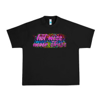 Black hot mess never stress Urban Heavy Tee - texasbilliewilder