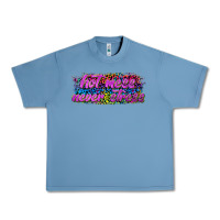 Pebble Blue hot mess never stress Urban Heavy Tee - texasbilliewilder