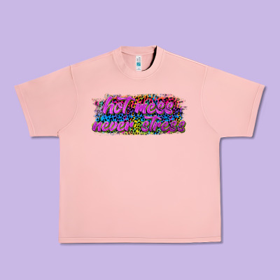 Hot Mess Never Stress Urban Heavy Tee Designed By Texasbilliewilder
