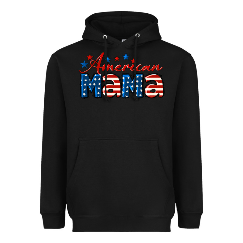 American Mama Heavyweight Hoodie by LillyAllenDesigns | Teevron