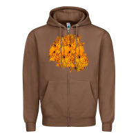 Chestnut halloween patch Zipper Hoodie - BundleAndBundleShop