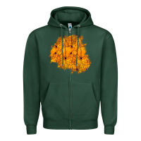 Sports Green halloween patch Zipper Hoodie - BundleAndBundleShop