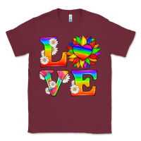 Burgundy love and sunflower Classic Tee - HRA Design Shop