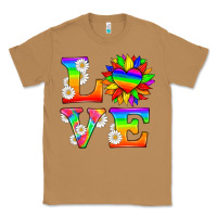 Toasted Coconut love and sunflower Classic Tee - HRA Design Shop