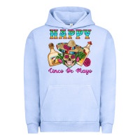 Pigment Grape Ice Happy Cinco De Mayo Mexican Skull Tequila Bottle Roses Cactus Urban Hoodie - Artiststas