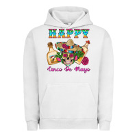 Pigment Lunar Rock Happy Cinco De Mayo Mexican Skull Tequila Bottle Roses Cactus Urban Hoodie - Artiststas