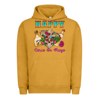 Pigment Peanut Butter Happy Cinco De Mayo Mexican Skull Tequila Bottle Roses Cactus Urban Hoodie - Artiststas