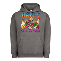 Pigment Tornado Happy Cinco De Mayo Mexican Skull Tequila Bottle Roses Cactus Urban Hoodie - Artiststas