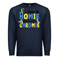 Navy i have homie with an extra chromie Premium Sweatshirt - MaliasSmallBusiness
