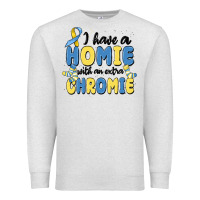 Oatmeal Heather i have homie with an extra chromie Premium Sweatshirt - MaliasSmallBusiness