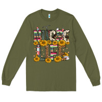 Army Green nurse life Long Sleeve Tee - FaDigitalArtStudio