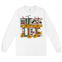 White nurse life Long Sleeve Tee - FaDigitalArtStudio