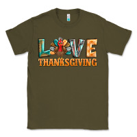 Army Green love thanksgiving western turkey Classic Tee - BarkalooDesign