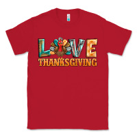 Red love thanksgiving western turkey Classic Tee - BarkalooDesign