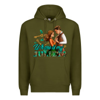 Army Green where is my juliet Premium Hoodie - AdoDesignShop