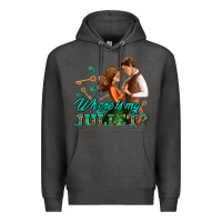 Charcoal Heather where is my juliet Premium Hoodie - AdoDesignShop