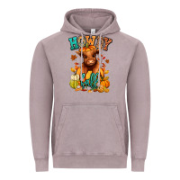 Hay There Fall Pumpkin Heifer Vintage Hoodie | Teevron