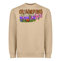 Mushroom glamping girl Heavyweight Sweatshirt - texasbilliewilder