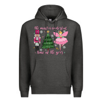 Charcoal Heather the most wonderful time of the year Premium Hoodie - MaliasSmallBusiness