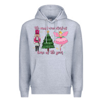 Heather Grey the most wonderful time of the year Premium Hoodie - MaliasSmallBusiness