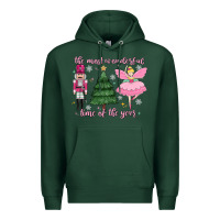 Sports Green the most wonderful time of the year Premium Hoodie - MaliasSmallBusiness