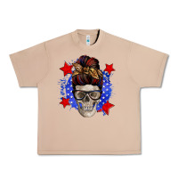 Burro American mom skull Urban Heavy Tee - Zillion Design Studio