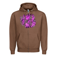 Chestnut halloween patch Zipper Hoodie - BundleAndBundleShop