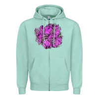 Seafoam halloween patch Zipper Hoodie - BundleAndBundleShop