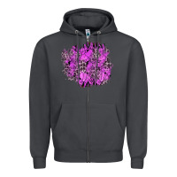 Smoke halloween patch Zipper Hoodie - BundleAndBundleShop