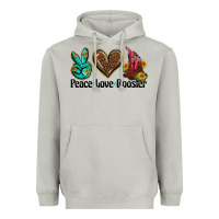 Moon Dust peace love rooster Heavyweight Hoodie - BarkalooDesign