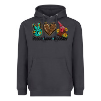 Smoke peace love rooster Heavyweight Hoodie - BarkalooDesign