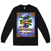 Black all american girl air freshener Long Sleeve Tee - HRA Design Shop