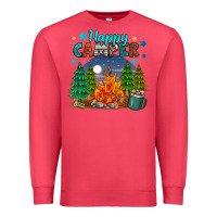 Cardinal happy camper Premium Sweatshirt - MaliasSmallBusiness