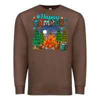 Chestnut happy camper Premium Sweatshirt - MaliasSmallBusiness