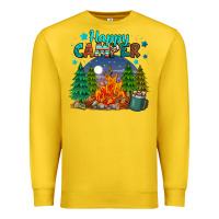 Lemon happy camper Premium Sweatshirt - MaliasSmallBusiness