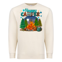 Sandshell happy camper Premium Sweatshirt - MaliasSmallBusiness