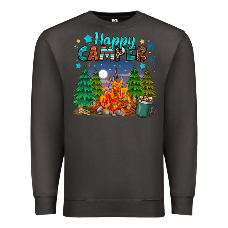 Happy Camper Premium Sweatshirt by MaliasSmallBusiness | Teevron