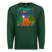 Sports Green happy camper Premium Sweatshirt - MaliasSmallBusiness
