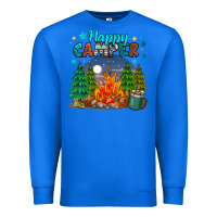 True Royal happy camper Premium Sweatshirt - MaliasSmallBusiness